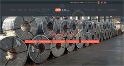 Desktop Screenshot of jcpsteel.co.za